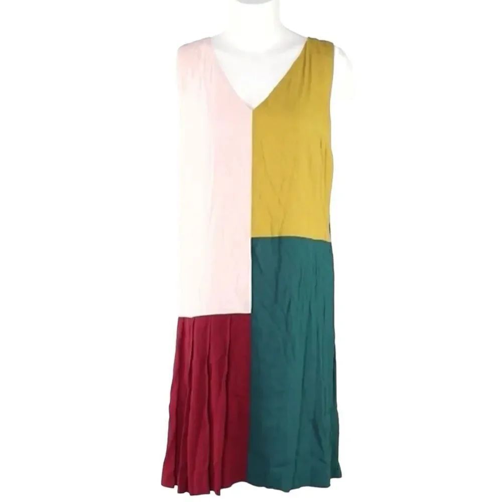 Anthropologie HD Paris Colorblock Dress Size US 0 New with Tags